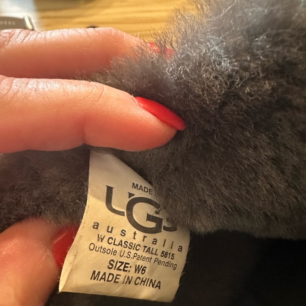 UGG Australia Classic Tall Boots - Dark Gray - Picture 6 of 8